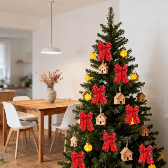 Window Bow Wreath Door Hanging