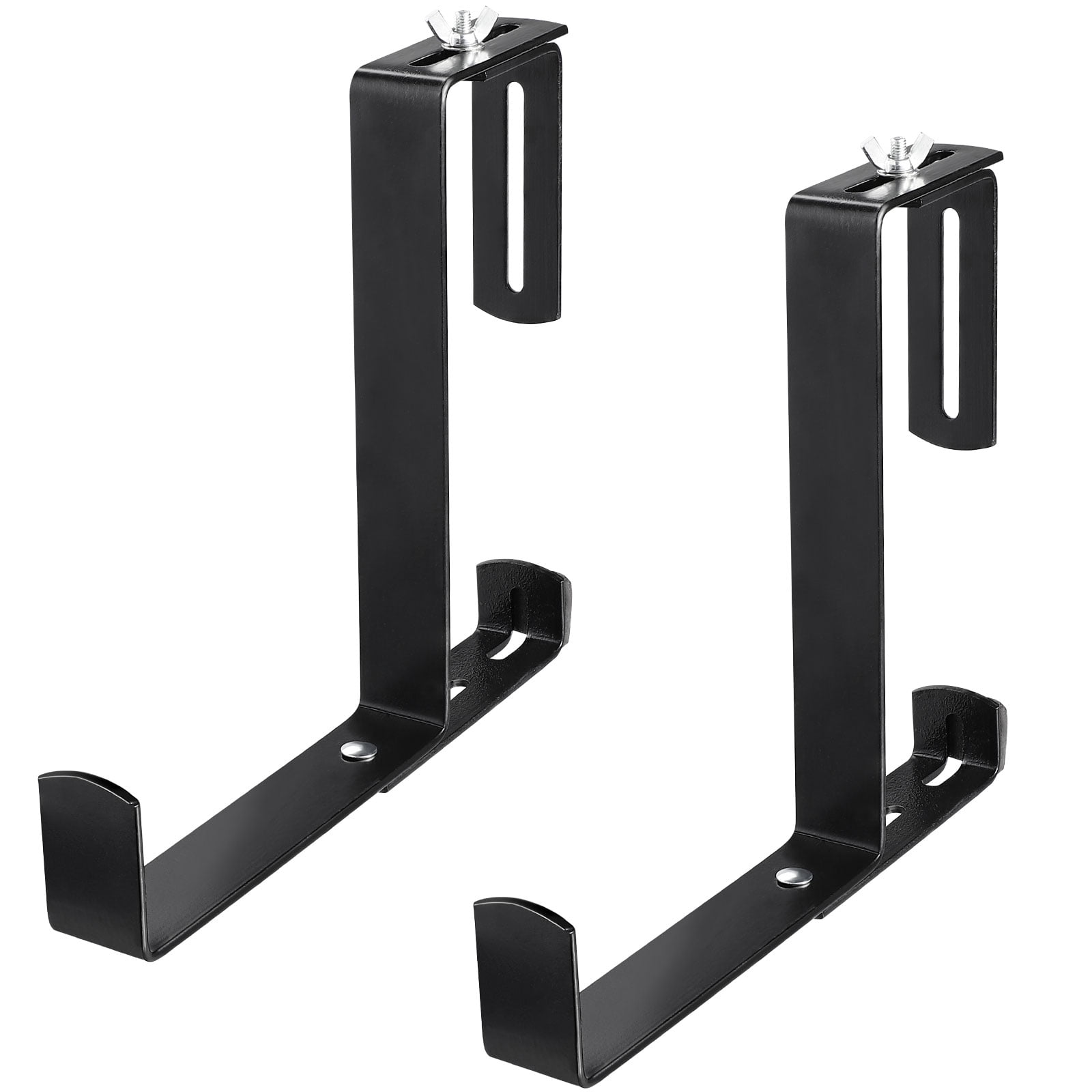 Window Box Brackets, 2PCS Deck Railing Planter Boxes Brackets for Outdoor, Suitable for 5 10