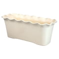 thumbnail image 1 of Window Box Planter, Ongmies Rectangular Flower Pot Outdoor Window Box Planter Plastic Succulent Plant Container for Garden Decor, 1 of 9