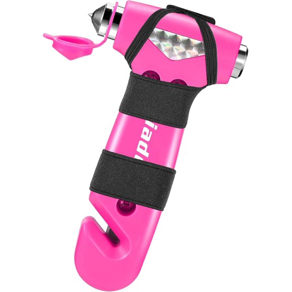 Window Breaker, 3-in-1 Emergency Escape Tool with Car Window Breaker and Seatbelt Cutter, Car Safety Hammer Car Essentials Tool for Women