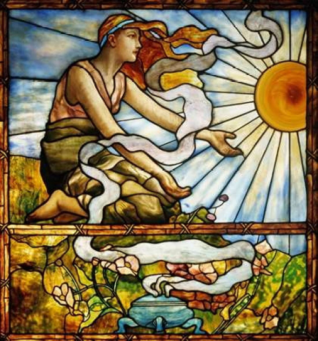 Window Canvas Art - Tiffany Studios (24 x 24)