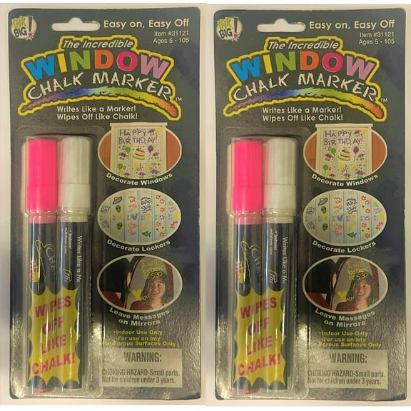 Window Chalk Markers 2 Pack