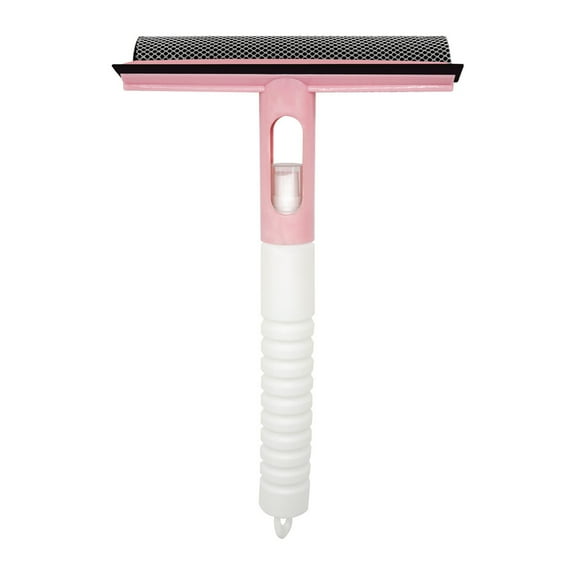Window Cleaner 1PC Glass Wiper Tool with Built-in Sprayer for Streak-Free Cleaning on Mirrors & Smooth Surfaces(Pink),Ccwuwei