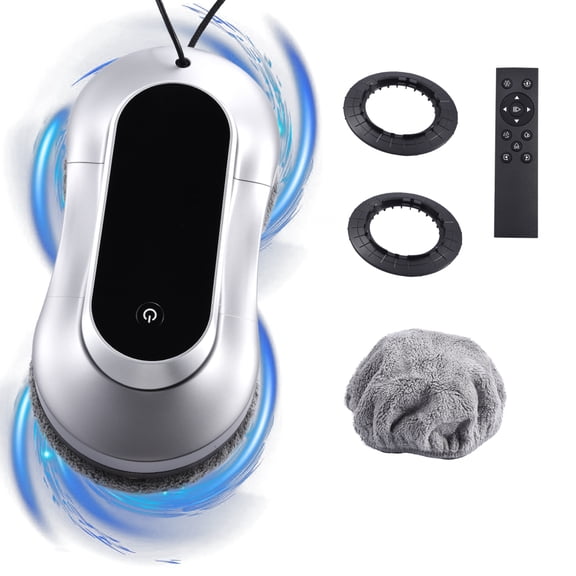 Window Cleaner Robot 70ml Water Tank Automatic Cleaner Robot Window Track Cleaning Tools Ultrasonic Water Spray For Tables Floors