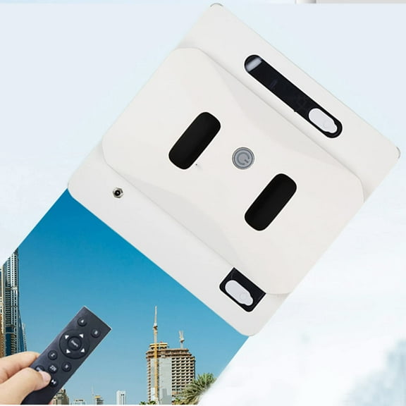 Window Cleaner Robot with Auto Water Spray,Window Vacuum Cleaner Smart Glass Cleaning Robotic,Intelligent Automatic Cleaner Robot with APP & Remote for Outdoor/Indoor All Smooth Surface