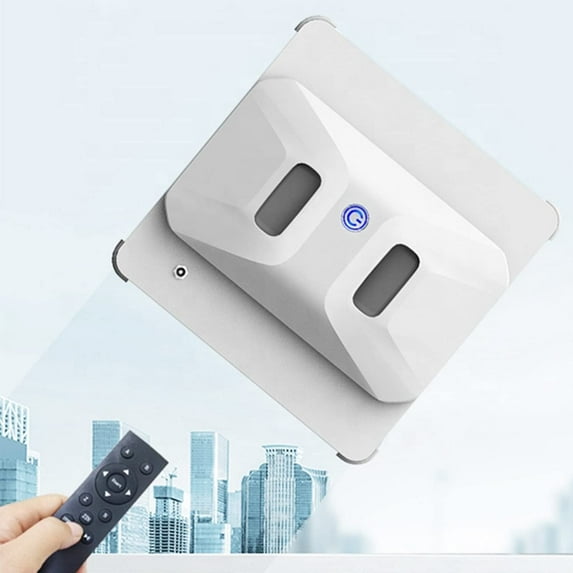 Window Cleaner Robot,Smart Window Vacuum Cleaner,Automatic Glass Cleaning Robotic for Interior/Exterior Highrise Windows with Remote Control Window Smart Cleaner Kit