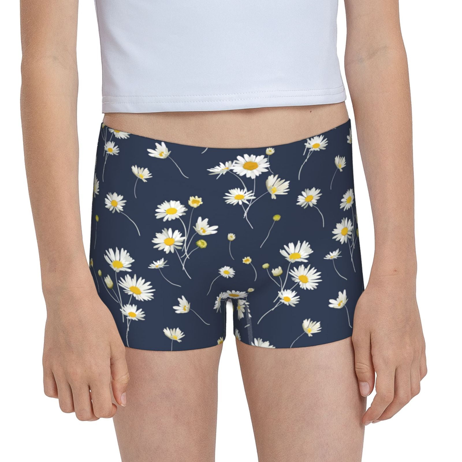 Easygdp Daisies Flowers Girls Hipster Cotton Underwear Little Girls