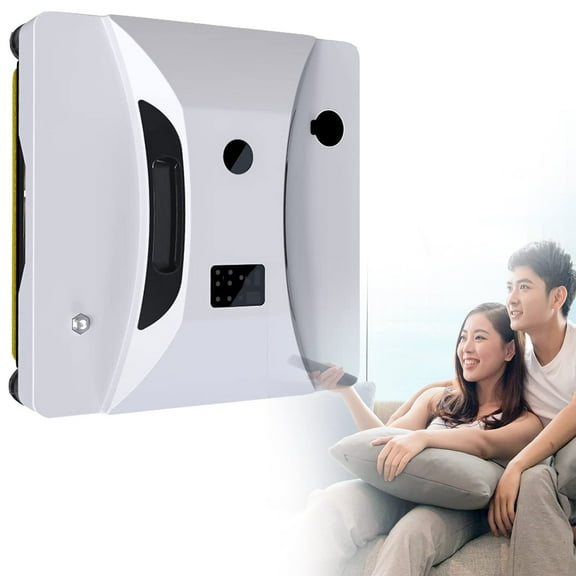 Window Cleaning Automatic Smart Robot Window Vacuum Cleaner Smooth Cleansing Electric Robot Tile Window Cleaner with Dual Water Spray and Control Via Smartphone or Remote