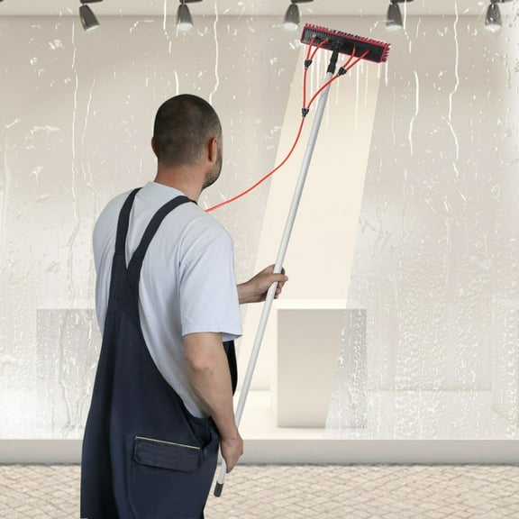 Window Cleaning Pole Window Cleaner, Window Washing Equipment, Window Cleaning Tool for Outdoor And Indoor Glass Surfaces