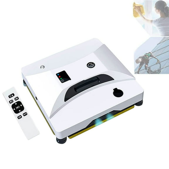Window Cleaning Robot Automatic Glass Cleaner Robotic Vacuums with Remote and Smart App Control,for High-Rise Windows Tiles and Marbles