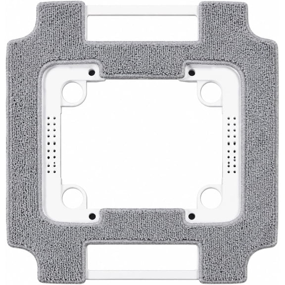 Window Cleaning Robot Mop Holder and Pad Replacement, Snap-On Microfiber Cloth, High-Strength Plastic, Streak-Free Cleaning