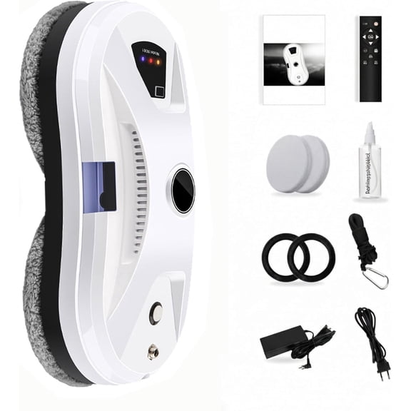 Window Cleaning Robot, Window Cleaning Robot with remote control, 3 cleaning modes, intelligent navigation and edge detection system