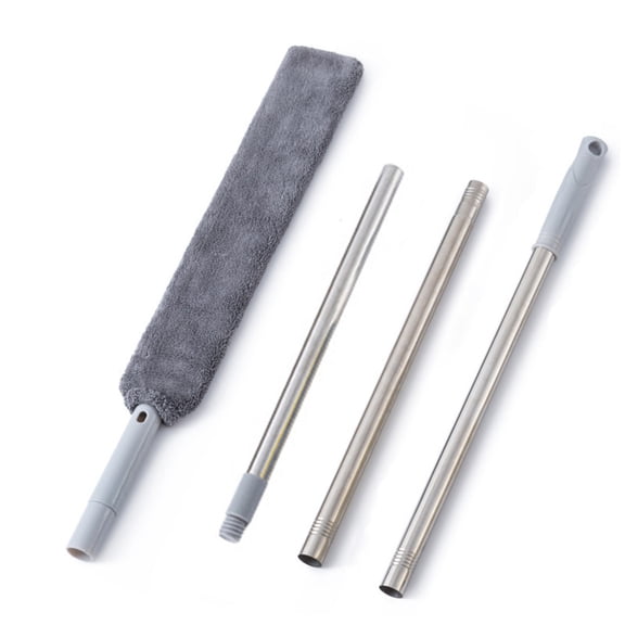 Window Cleaning Tools, Crevice Cleaning Tool, Extended Connectable Duster - Stainless Telescopic Rod, Microfiber Cover, Removable Washable, Adjustable Length, Lightweight - Home