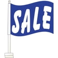 thumbnail image 1 of Window Clip On Flag - "Sale" - Blue - 14 3/4"W x 11"H - Set of 2- Attention-Catching Car Flags for Dealerships - Clip-On Car Flag for Windows - Durable and Vibrant Window Clip-On Flag for Car Displays, 1 of 1
