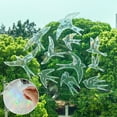 thumbnail image 1 of Window Collision Decals Non Adhesive Rainbow Clings Bird Strike Deterrent Electrostatic Reusable Removable for Glass Door Home Decor, 1 of 5
