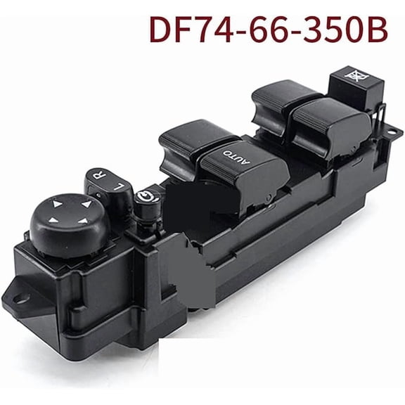 Window Control Button Fit for Mazda 2 M2 2007-2013 Window Switch Control Glass Lifter Regulator Button Front Left Driver Door DF73-66-350B Car Window Switch Button