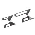 thumbnail image 1 of Window Control Panel Cover, Anti Scratch Abrasion Resistant Easy Installation Carbon Fiber Style Window Lift Switch Frame Cover  For Car Interior Accessories, 1 of 8
