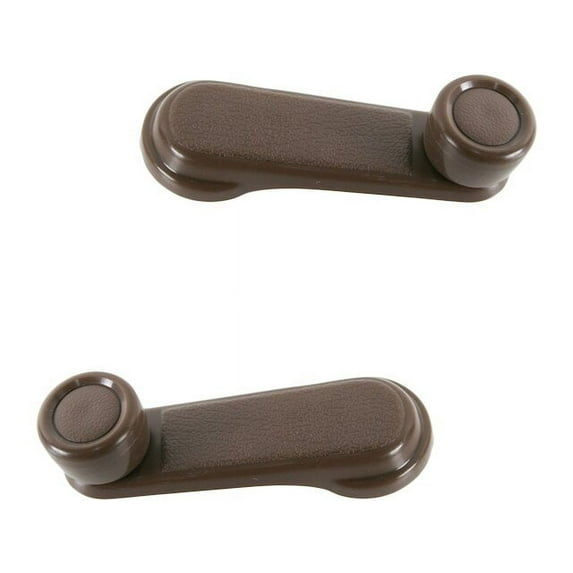Window Crank Handle Set 2 Piece Set - Compatible with 1986 - 1993 Nissan D21 1987 1988 1989 1990 1991 1992