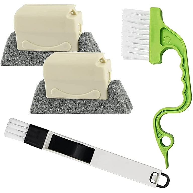 Window Groove Cleaning Brush, Handheld Crevice Cleaning Tool, Window Or  Sliding Door Track Cleaner For Sliding Doors, Windowsill, Tile Line,  Blinds, Car Vents, Keyboard, Small Cleaning Kit, Household Cleaning  Supplies - Temu