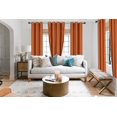 thumbnail image 1 of Window Curtain Drapes for Bedroom set of 2 Panels Lined Blackout Full Room Darkening Grommets Brick 108" Length Adam, 1 of 3