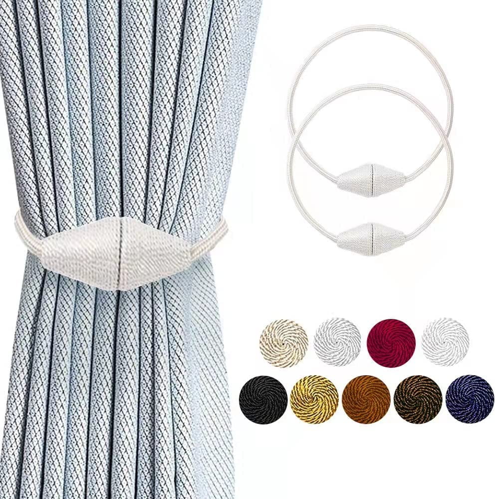 Window Curtain Holdbacks Curtain Tiebacks, Upgraded 16 Inch