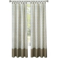 thumbnail image 1 of Window Curtain Panel Drapes with Double Layer Plaid Gingham Design, Cuff Tab Top Window Panel, Farmhouse Decor, Olive, 52" W x 63" L, 1 of 4