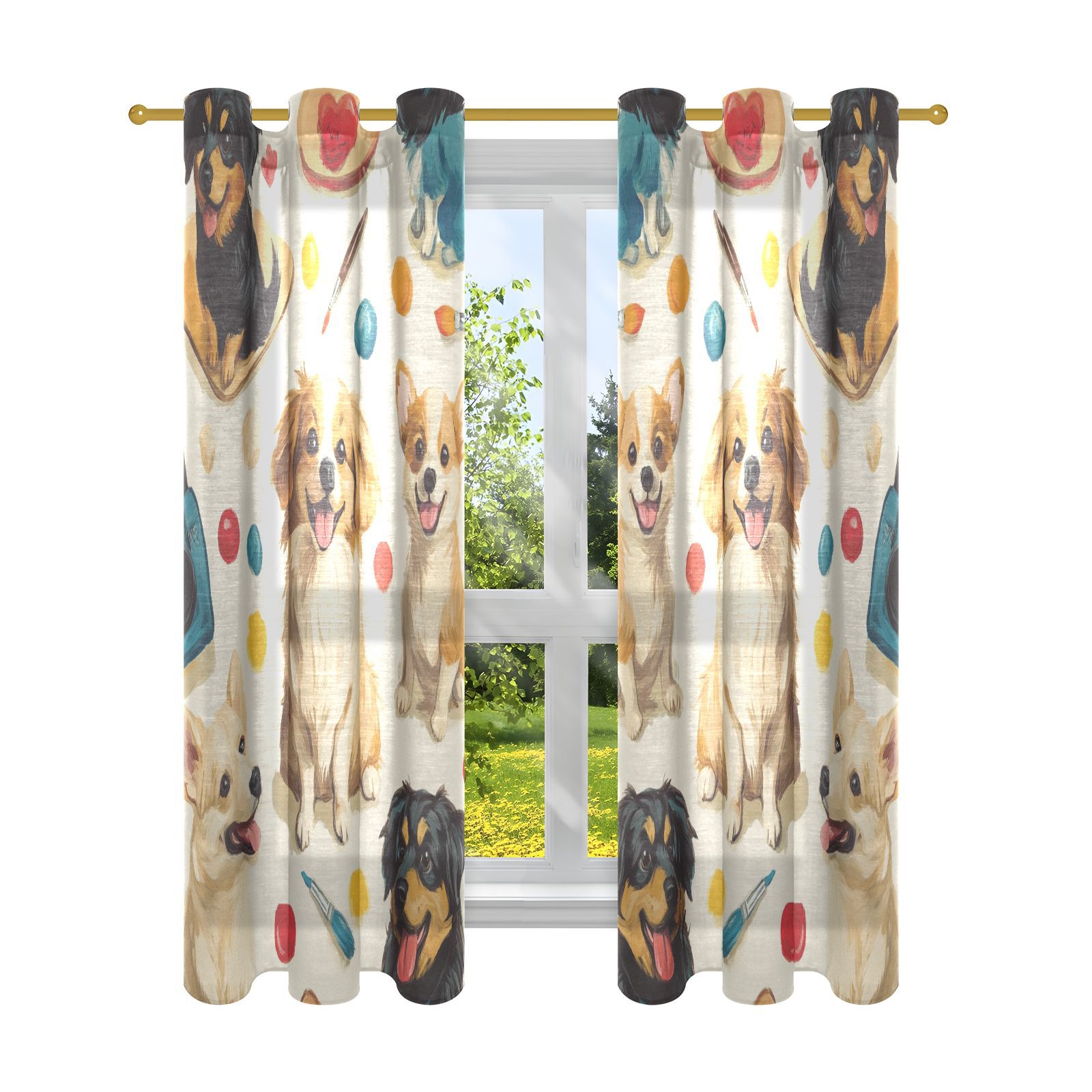 Curated visual reference: Window Curtain Panels Cotton Linen Decorative Curtains Photo Inspiration