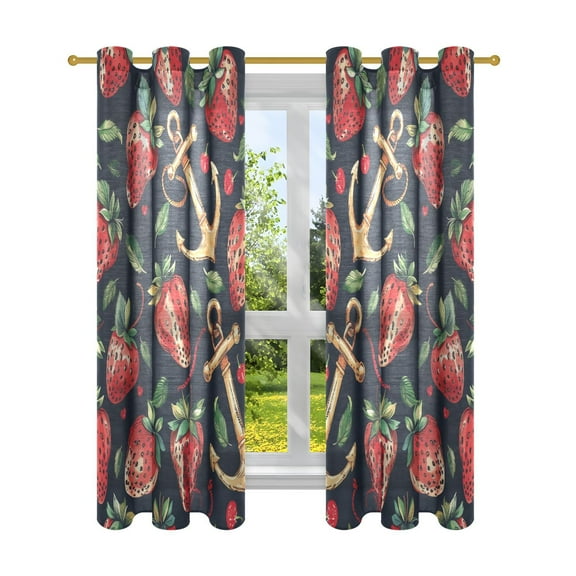 Window Curtain Panels Cotton Linen Decorative Curtains - Symmetrical {name}Window Shade Backdrops for Home Office Sunroom Country House