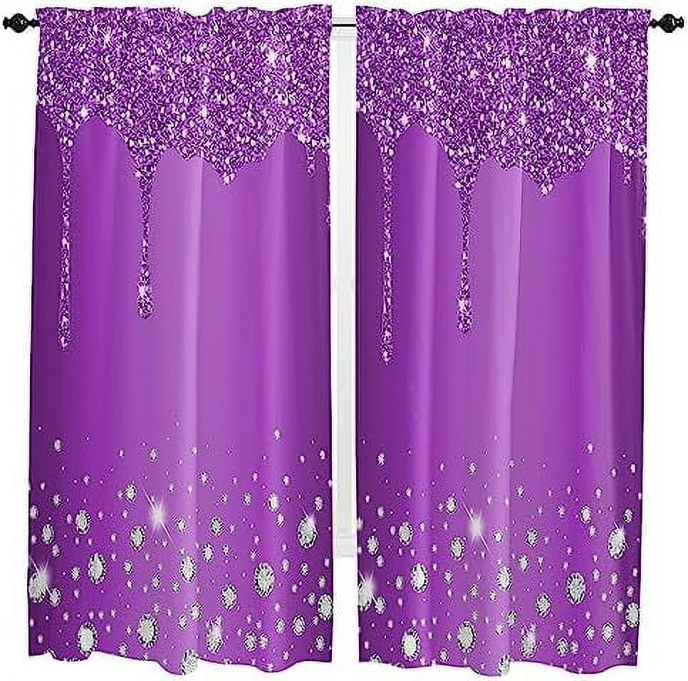 window-curtains-63-inches-long-set-of-2-panels-purple-diamond-rod