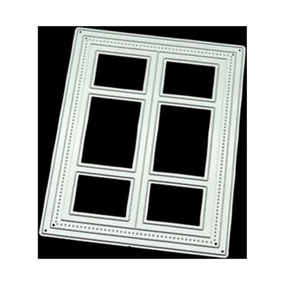 Window Cutting Dies Stencil for Creative Paper Arts Crafts Cutting Template Wonderful Gifts for Children Teens Boys Girl
