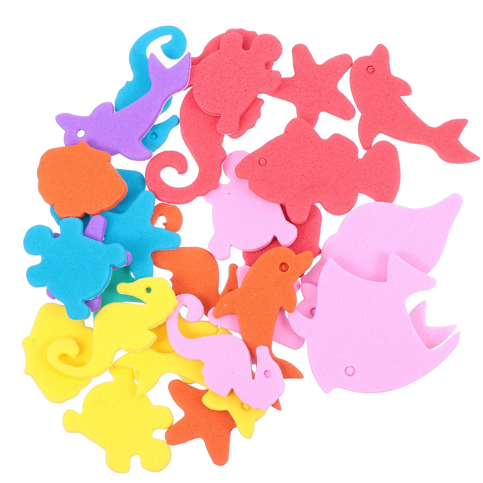 Window Decal Peel Stick Wall Art Stickers 40 Pcs Sea Animals to