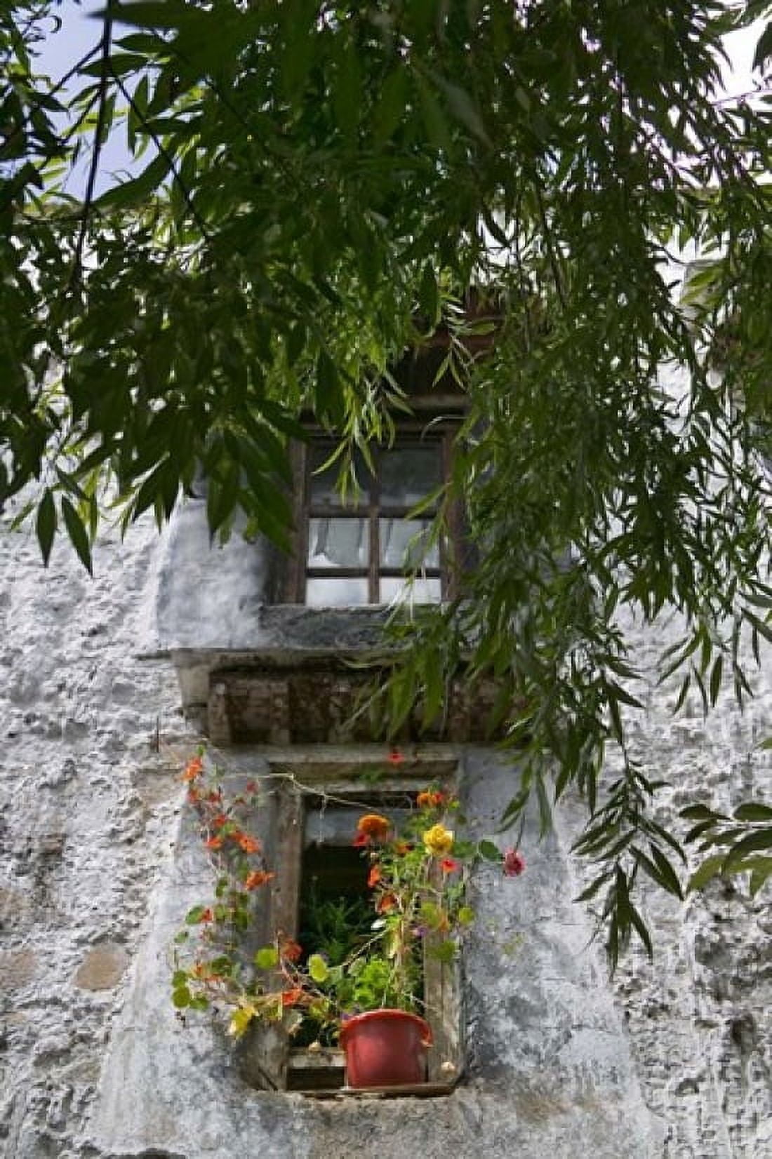 Window Decoration in Sera Temple Lhasa Tibet China Canvas Art - Keren Su DanitaDelimont (23 x 34)