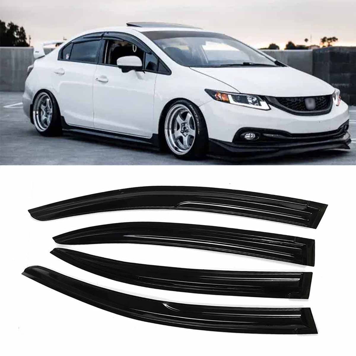 2015 civic si window visors deals