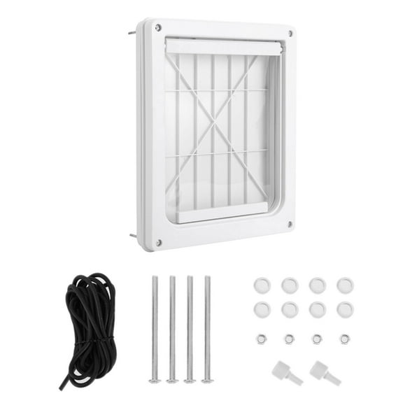 Window Dogs Cats Pet Screen Gate Flap Passing Freely Double Side for Lockable Durablity Closing Porch Inside