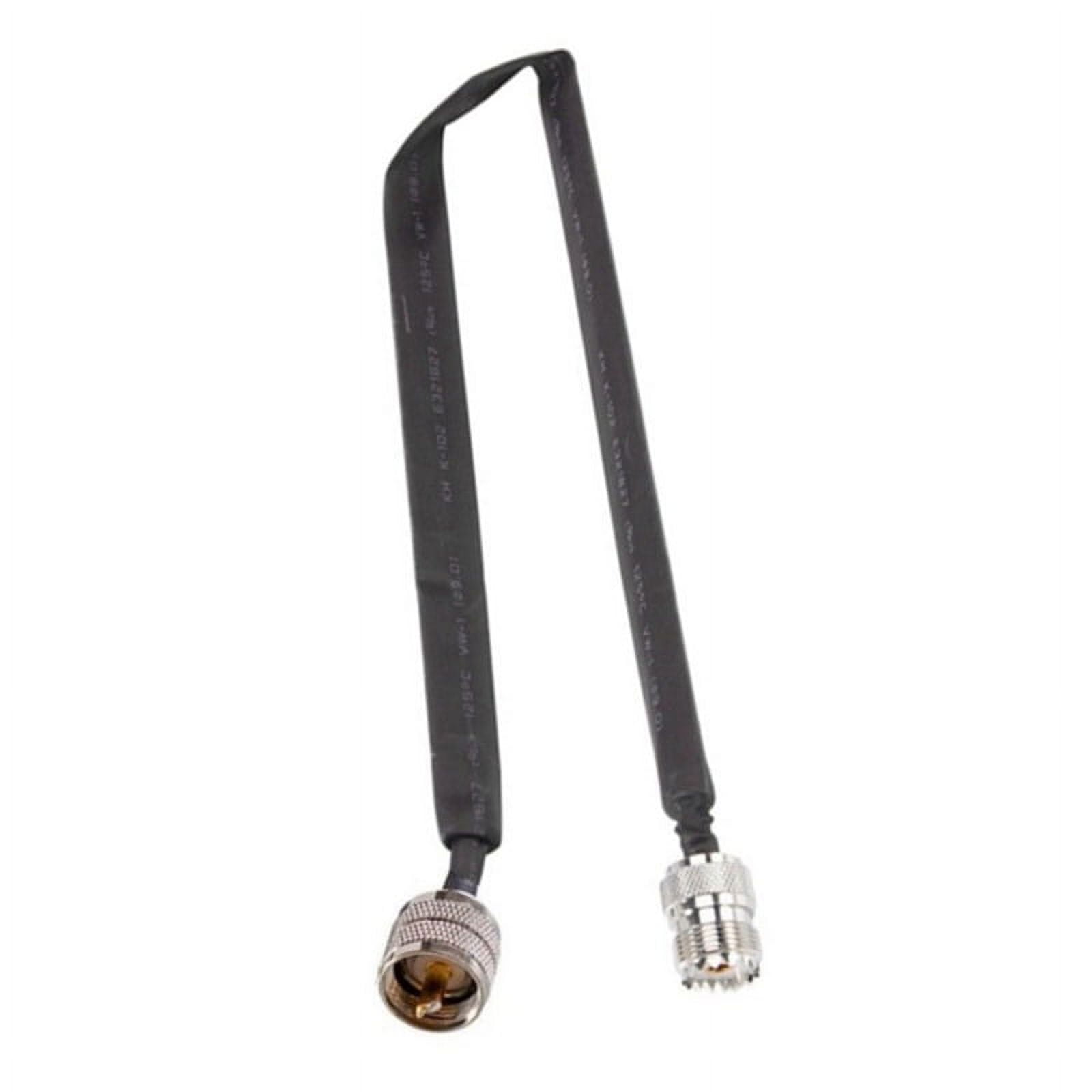 Window/Door Pass Through Flat RF Coaxial Cable SO239 UHF Female to UHF Female 50 Ohm RF Coax