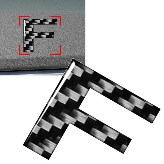 Window Door Wall Car Badge Emblem Alphabet Letter Decals Stickers F F