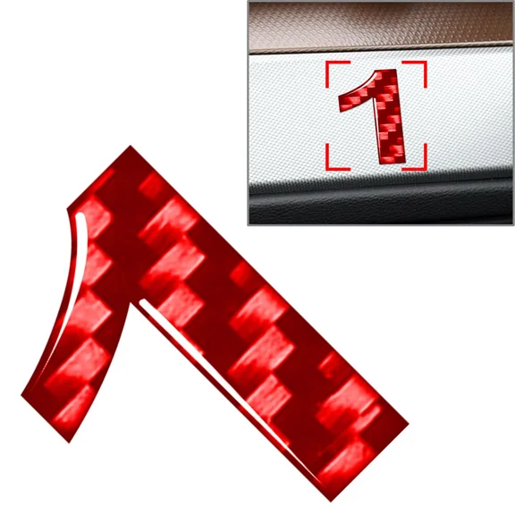 Window Door Wall Car Badge Emblem Number 1 Signs Decals Stickers