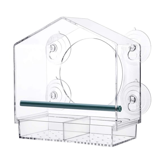 Window Feeder by Nature Squirrel Feeder Corn Hummingbird Feeders for Window Outdoors Glass Feeder Post Feeder Umbrella Window Hummingbird Feeder Glass Wooden Painted Heated Water Dish