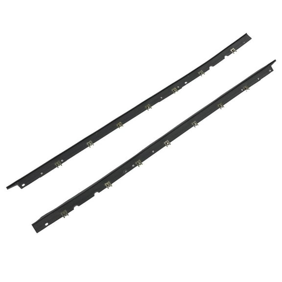 Window Felt Sweeps Weatherstrip Pair w/Rivets Belt Outer Fit for Chevy Corvette C4 (Coupe and Convertible) 1984-1996