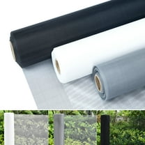 Window Fiberglass Screen Roll Screen Mesh Replacement Diy Custom for Window Doors Patio Porch, 36" x 100', Black