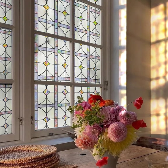 Window Film A Million Dreams 23.6 inch x 35.4 inch Decorative Sun Blocking Heat Control