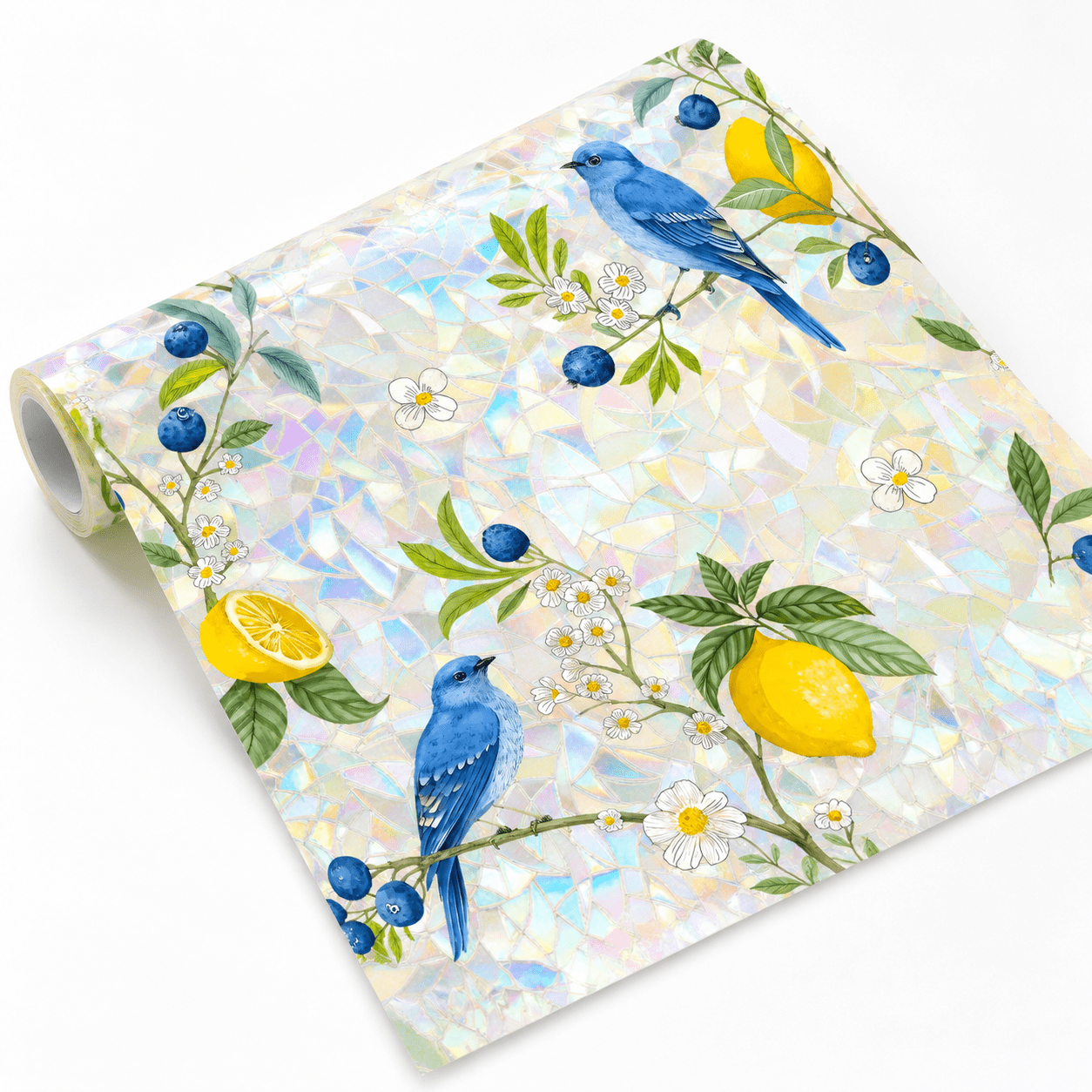 Window Film, Bird Pattern, 35.4×157.4 Inch, Static Cling Decorative ...