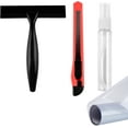 thumbnail image 1 of Window Film Kit 3 Pcs Window Privacy Film Installation Tools with 3D Decorative Frosted Glass Window Film, Easy to Apply Glass & Car Windows Tint Kit, Includes Felt Squeegee, Film Knife, Spray Bottle, 1 of 18