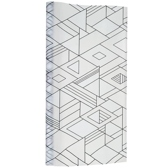 Window Film PVC Embossed In Flower Geometric Ivy Or Square Design - Geometric