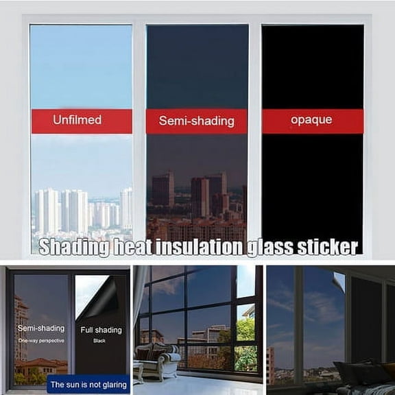 Window Film Self-adhesive Reflective Solar Film Privacy Window Tint for Home Glass Stickers New