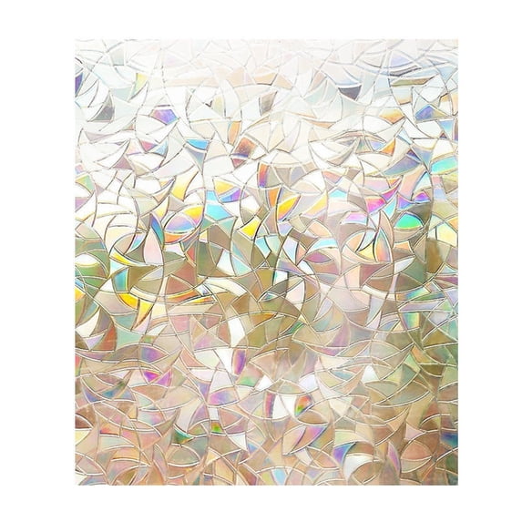 Window Film | Static Cling Frosted Glass Privacy Film | Bathroom Toilet Window Sticker | Light Opaque Decorative Film for Home Office | UV & Glare Protection | No Adhesive | Reusable & Removable