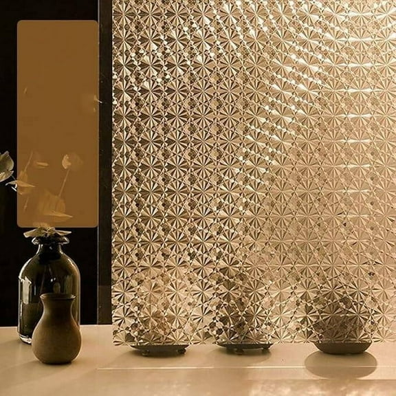 Window Film Window Film electrostatic Glass Film Glue-Free Office Home Bathroom Anti-Peeping Insulation Film Glass Sticker Decorative Window Films