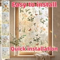 thumbnail image 1 of Window Film for Home, 17.71"x47.24" Floral Decorative Window Film for Glass, Window Film Heat Control, Easy to Install, E, 1 of 9