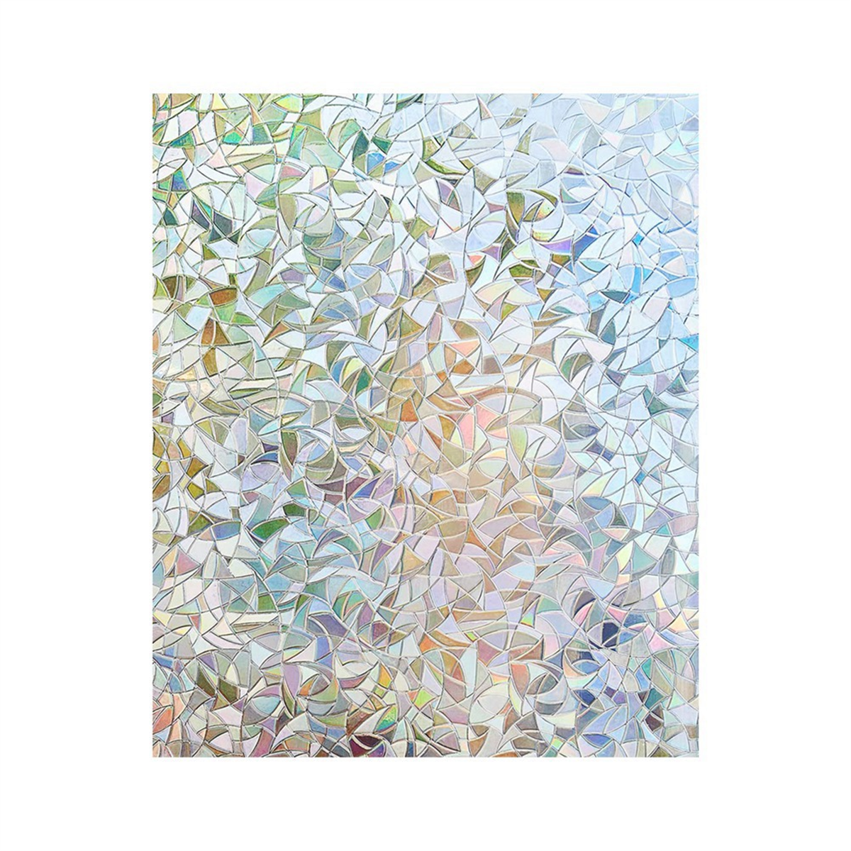 Window Films for Privacy,Static Cling Rainbow Window Film,Removable No