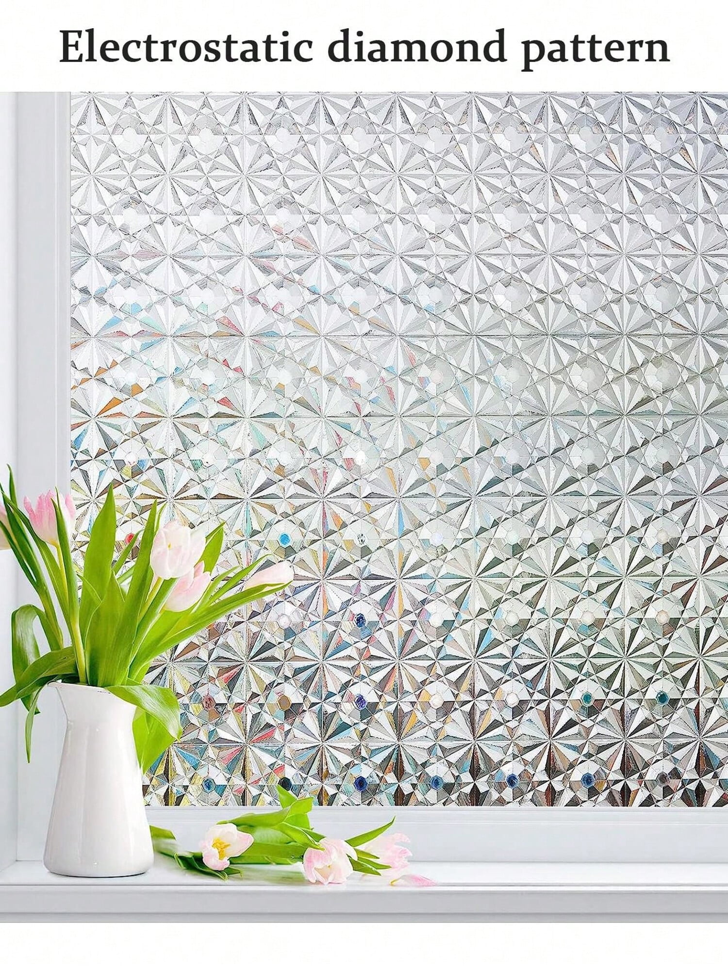 Window Films for Privacy,With pattern Static Cling Frosted Glass ...